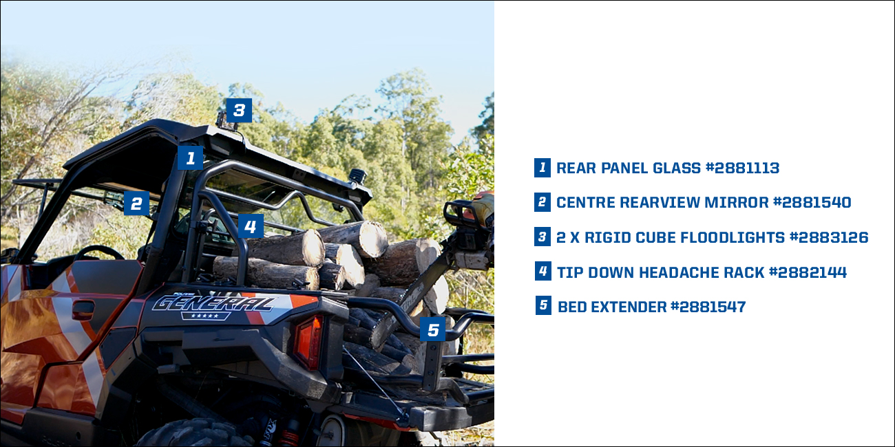 Polaris General 1000 Deluxe 2020 Rear