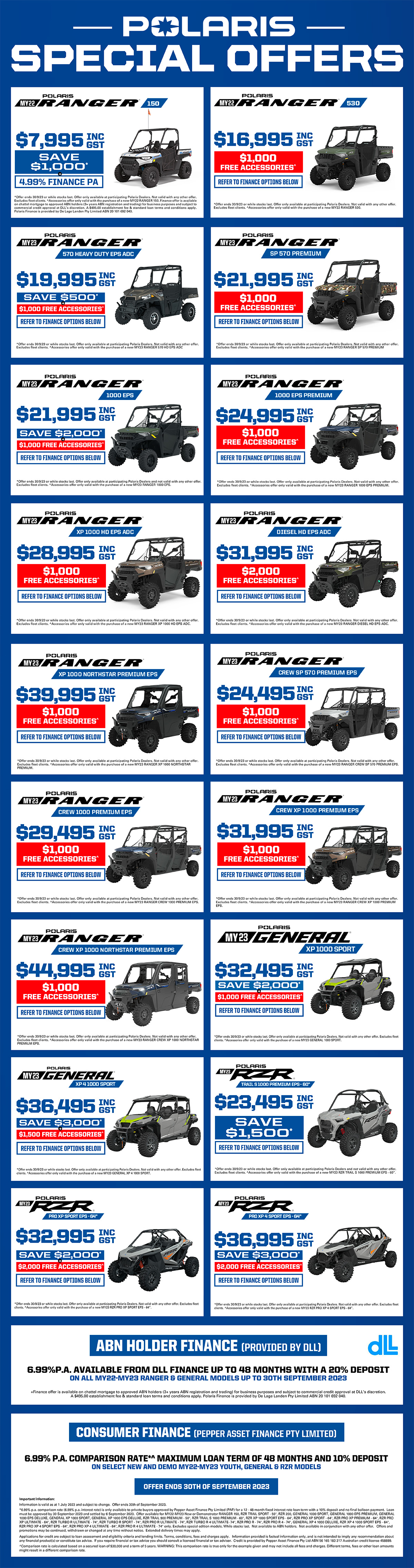 SPECIAL OFFERS
